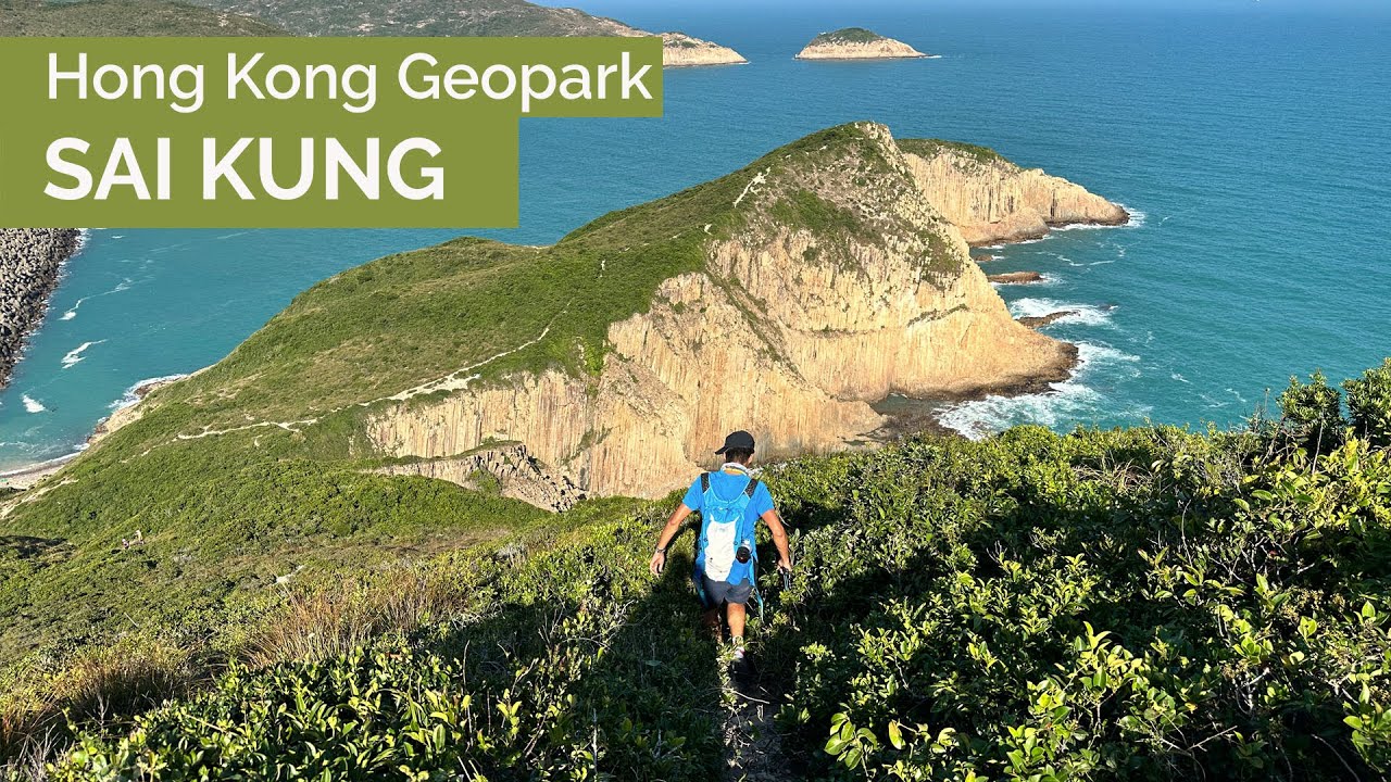 Hong Kong UNESCO Global Geopark Drone And Phone